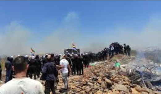 إصابات واعتقالات خلال مواجهات بين اهالي الجولان المحتل والعدو الصهيوني