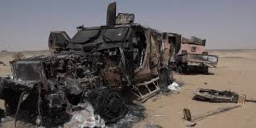تدمير ثلاث آليات لمرتزقة العدوان في الجوف