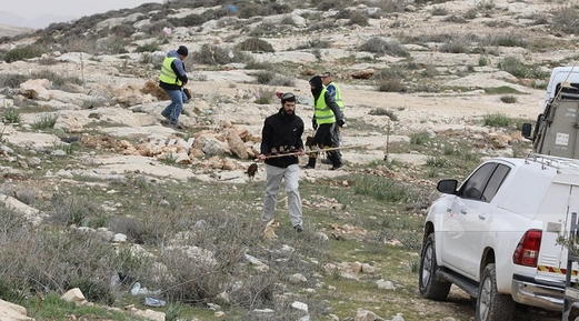 مستوطنون صهاينة يتلفون محاصيل زراعية في بيت لحم