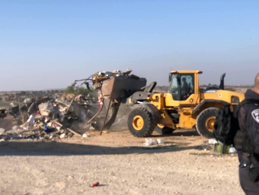 قوات العدو الصهيوني تهدم قرية العراقيب للمرة الـ 219