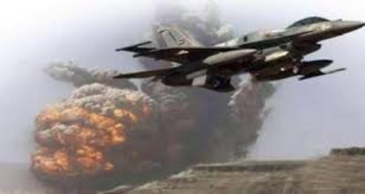 طيران العدوان يستهدف منطقة كرش في لحج
