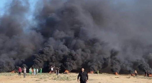 إصابة فلسطينيين برصاص العدو خلال فعاليات شعبية شرق غزة