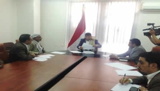ابو لحوم يناقش مع محافظ الجوف آلية مشاريع السلطة المحلية