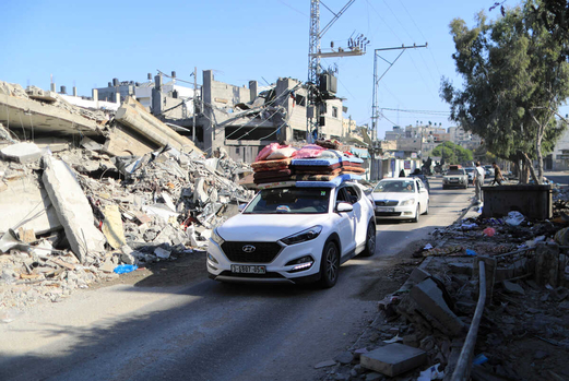 الصليب الأحمر: تهجير الفلسطينيين من قطاع غزة لا يتوافق مع القانون الدولي