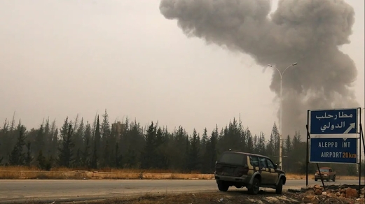 عدوان صهيوني جديد على مطار حلب الدولي في سوريا يخرجه عن الخدمة 