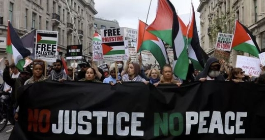 حماس تشيد بالجماهير الأمريكية والغربية المناصرة لفلسطين