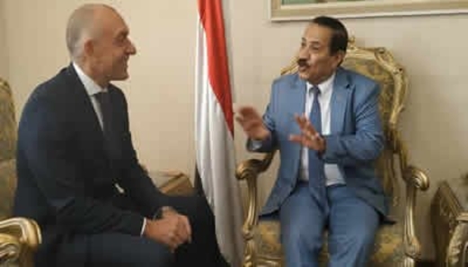 وزير الخارجية يلتقي الجنرال مايكل لوليسغارد