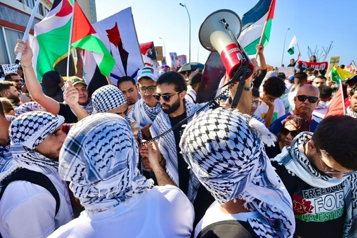 الرئيس الكوبي يترأس تظاهرة حاشدة أمام السفارة الأمريكية دعما لنضال الشعب الفلسطيني