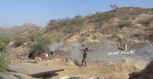 عملية هجومية واسعة على مواقع المرتزقة شرق جبل النار في حجة