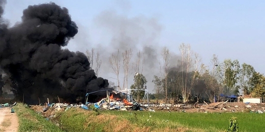 مصرع 20 شخصًا جراء انفجار بمصنع للألعاب النارية في تايلاند