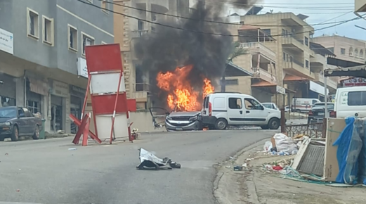 شهيدان وخمسة جرحى بغارة صهيونية على بلدة كفرا جنوب لبنان