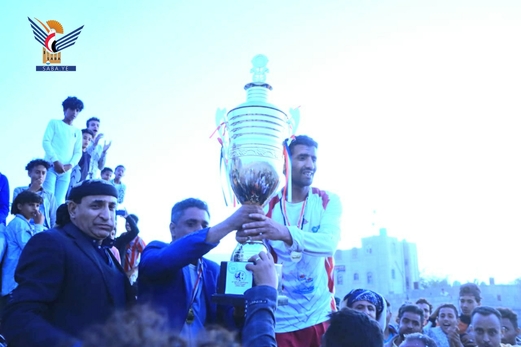 اختتام دوري الصمود الرياضي لكرة القدم بمحافظة تعز