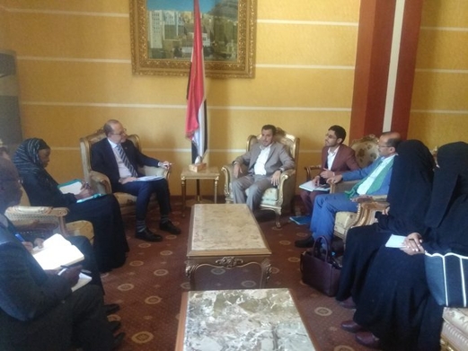 وزير الصحة يلتقي المدير الإقليمي لمنظمة اليونيسف