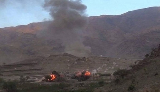 قصف صاروخي ومدفعي على عسير وصعدة