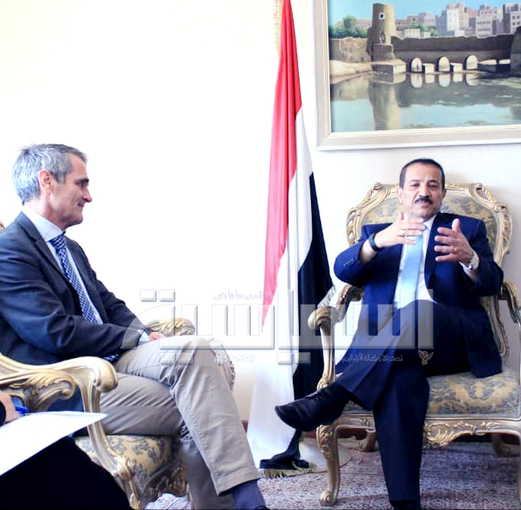وزير الخارجية يناقش مع رئيس بعثة لجنة الصليب الأحمر الاوضاع الإنسانية في اليمن