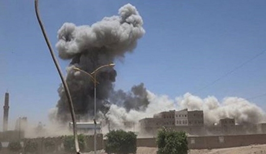 حجة.. استشهاد ستة مواطنين بغارة لطيران العدوان بمديرية عبس