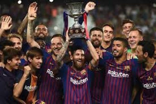 برشلونة يفوز بكأس السوبر الإسبانية
