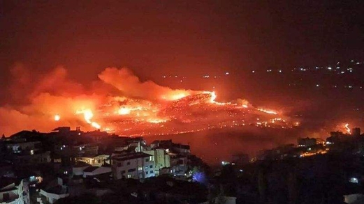 حرائق مفتعَلَة تلتهم غابات الساحل السوري وتسبب بموجة نزوح كبيرة