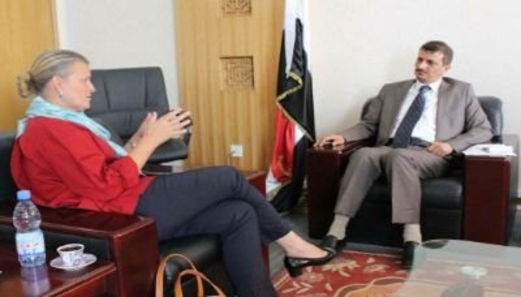 وكيل وزارة الخارجية يلتقي منسقة الشؤون الإنسانية والقائم بأعمال ممثل المفوضية السامية