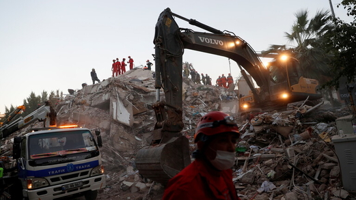 تركيا .. ارتفاع قتلى زلزال إزمير إلى 51 شخصا