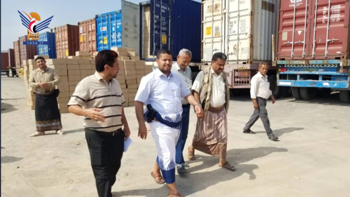 مدير هيئة المواصفات يطلع على سير العمل بميناء الحديدة وفرع الهيئة بالمحافظة