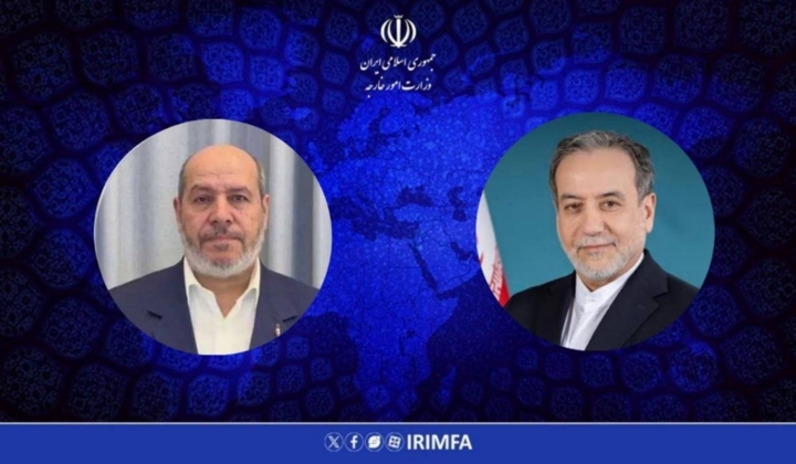 إيران تهنئ خليل الحية لانتخابه رئيساً لـ"حماس" وتحيّي قادة المقاومة الفلسطينية الشهداء