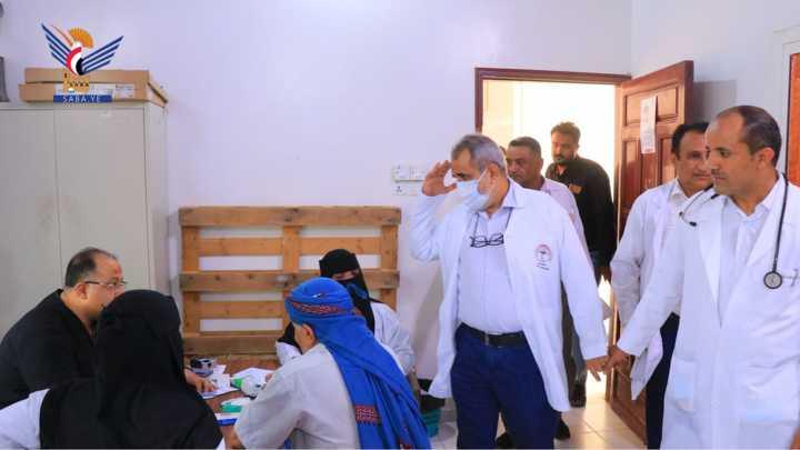 تدشّين المخيم الطبي المجاني لمرضى القلب والسكري بهيئة مستشفى الثورة بالحديدة