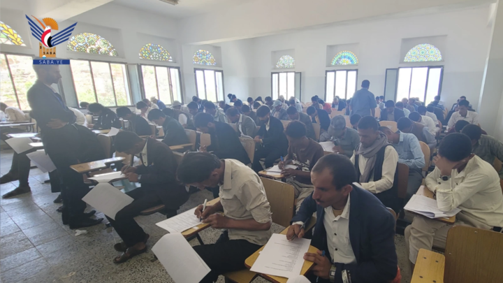  482 من حملة البكالوريوس والدبلوم يؤدون امتحان مزاولة المهنة الطبية بجامعة حجة