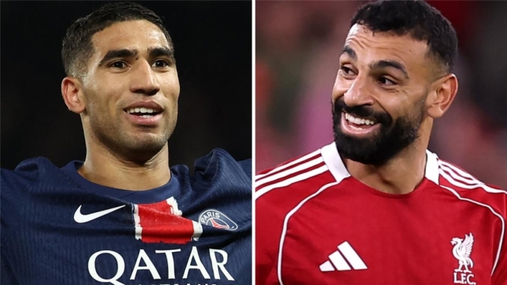خروج صلاح وحكيمي من التنافس على جوائز "غلوب سوكر" لأفضل لاعب في العالم