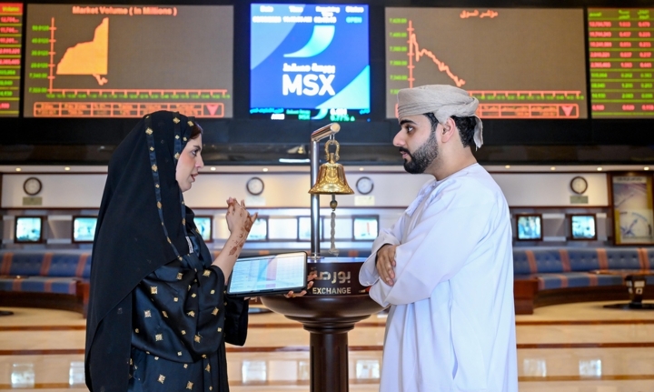 ارتفاع مؤشر بورصة مسقط 0.101 %