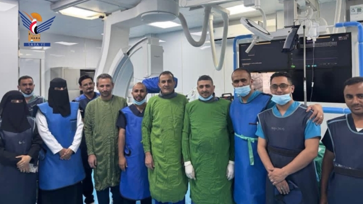 مركز القلب الجامعي ينقذ شاب من جلطة رئوية حادة