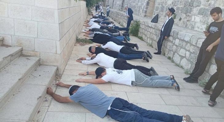 بقيادة "غليك".. مستوطنون يُؤدون طقوسًا تلمودية في باحات الأقصى