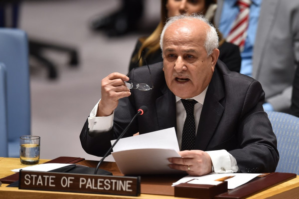  منصور يجدد دعوة مجلس الأمن للتحرك السريع لحماية الشعب الفلسطيني ومحاسبة "إسرائيل"