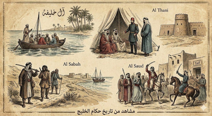 كل حكام الخليج من البدون