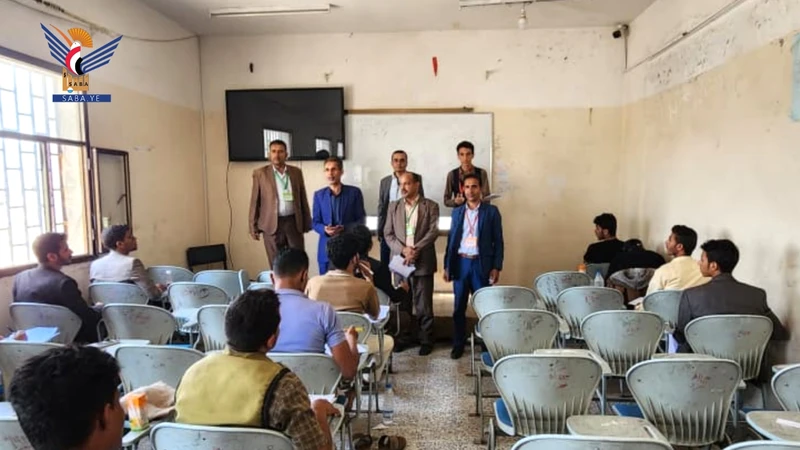 تدشين امتحانات القبول في تخصص الطب والجراحة العامة بجامعة عمران