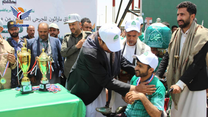 نادي الصمود الرياضي ينظم ماراثون لـ 100 معاق من منتسبي القوات المسلحة