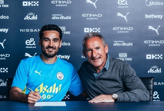  القائد جوندوجان يعود إلى مانشستر سيتي بعقد لمدة عام واحد