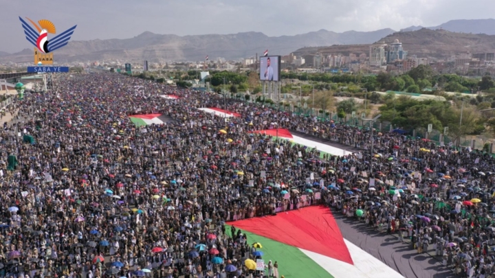 الخروج المليوني في العاصمة والمحافظات يبارك انتصار إيران ويجدد الثبات مع غزة