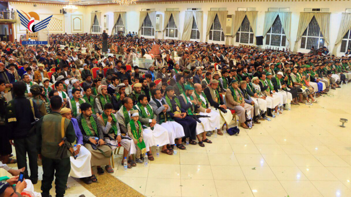 فعالية خطابية بمديرية بني مطر في محافظة صنعاء بذكرى المولد النبوي 