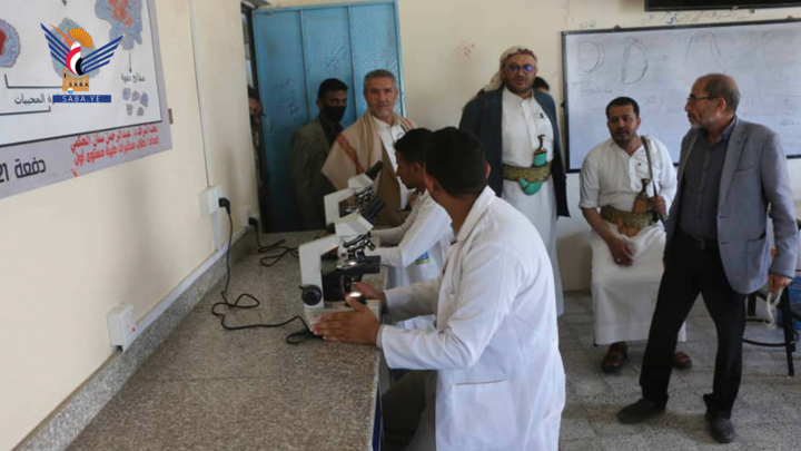 المولّد والمساوى يتفقدان العمل بمستشفى تعز العام وأقسام جامعة تعز