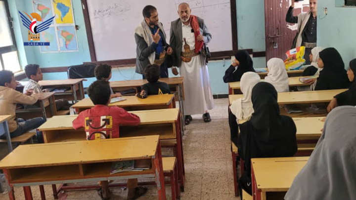 تفقد أنشطة الدورات الصيفية في مديرية السبرة بإب