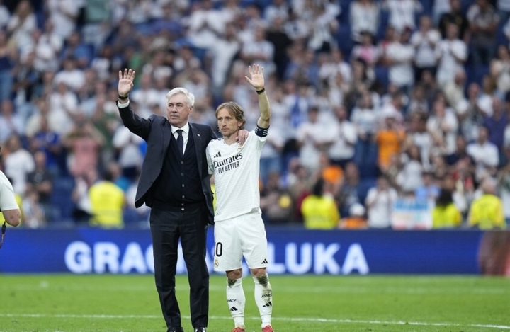 ريال مدريد يختتم مشواره في الليغا بفوز على سوسييداد ووداع مودريتش وأنشيلوتي