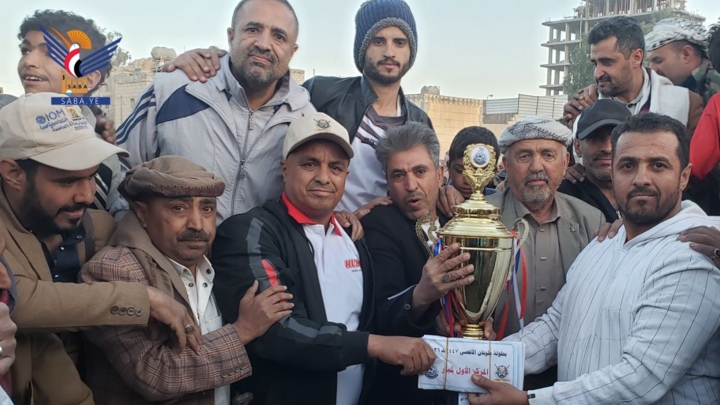 النصر بطلا لكروية "طوفان الأقصى" في مدينة معبر بذمار
