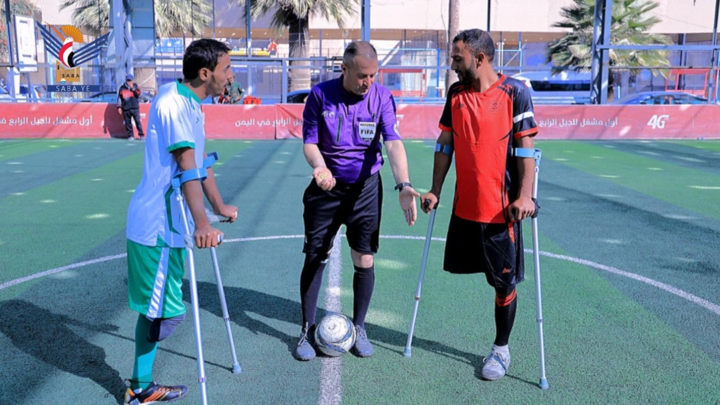 تنظيم البطولة الأولى لكرة القدم لجرحى الحرب على كأس الشهيد الغماري 