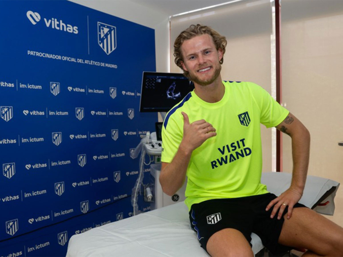أتلتيكو مدريد يتعاقد مع الدنماركي مورتن هيولماند حتى 2031