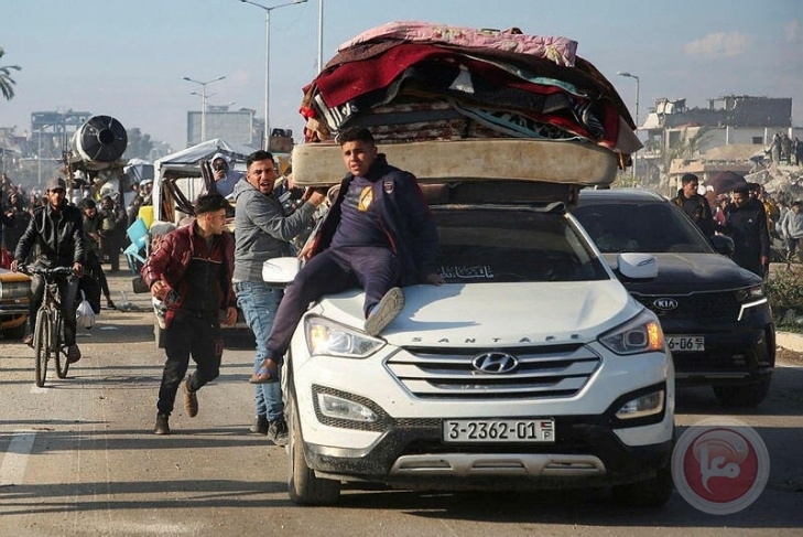 العدو يواصل خرق اتفاق وقف اطلاق النار مع استمرار عودة النازحين الفلسطينيين