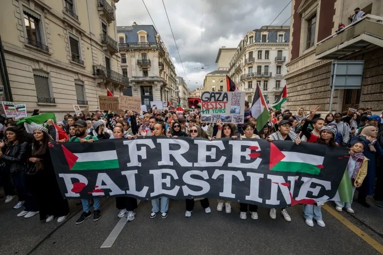"فلسطين حرة"... صرخة أخرى ترعب الصهاينة حول العالم