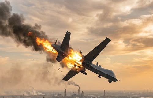 "الثوري" الإيراني: إسقاط طائرة أمريكية مسيّرة من طراز MQ-9 في إسلام آباد 