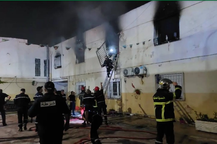 مقتل 11 وإصابة 19 آخرين جرّاء حريق بمؤسسة للطفولة في العاصمة الجزائرية