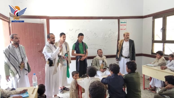 تفقد أنشطة الدورات الصيفية في مديرية شرس بحجة
